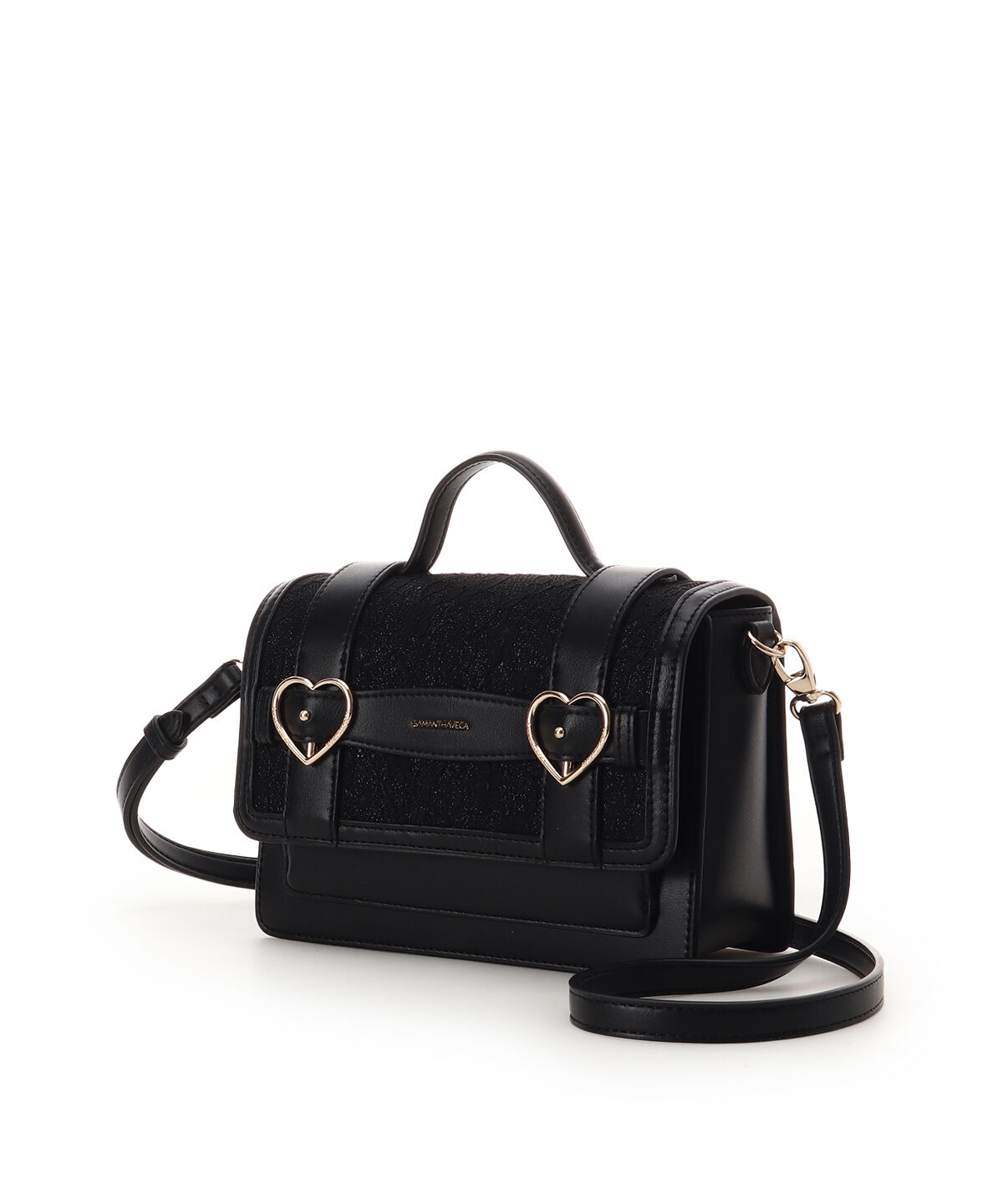 Samantha Vega「レースハートベルトサッチェルショルダーバッグ」|ショルダー・メッセンジャー|