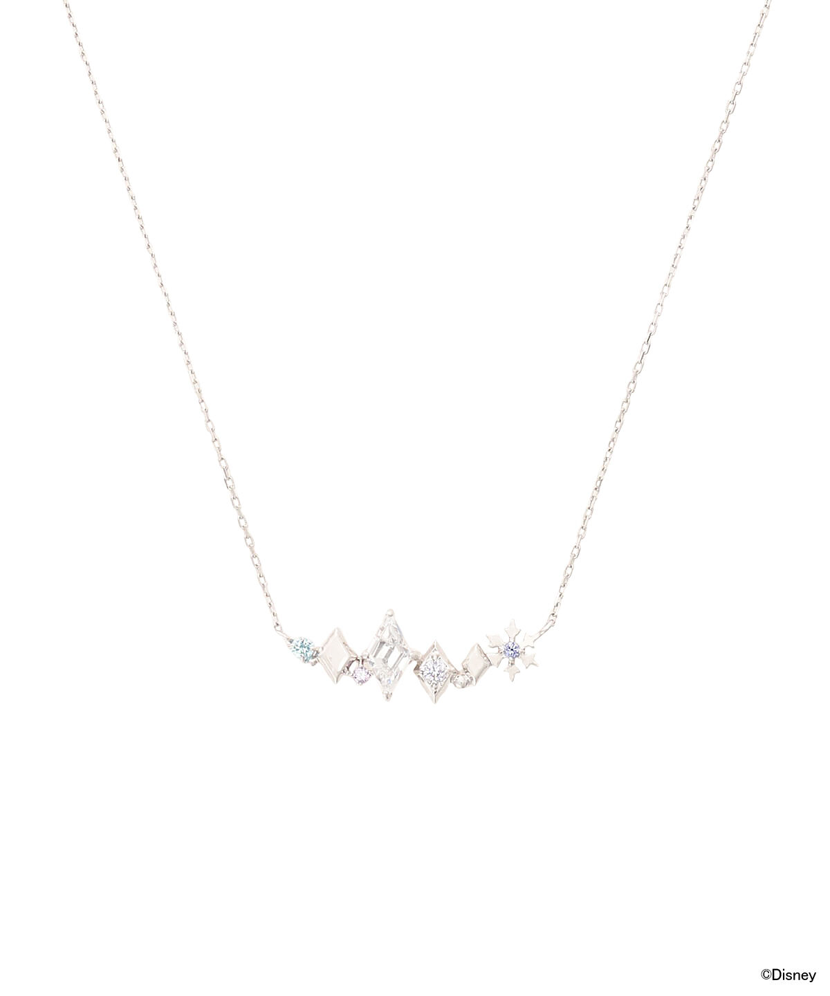 newme by Samantha Thavasa「ﾃﾞｨｽﾞﾆｰ･ｱﾆﾒｰｼｮﾝ映画『ｱﾅと雪の女王』ｺﾚｸｼｮﾝ ｢」|ネックレス|SILVER rhodiumﾒｯｷ