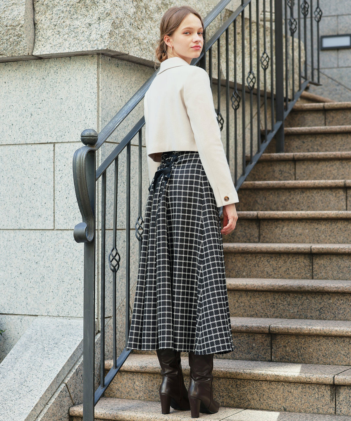 アンドクチュール「ウールメルトンショートジャケットコート」|その他|