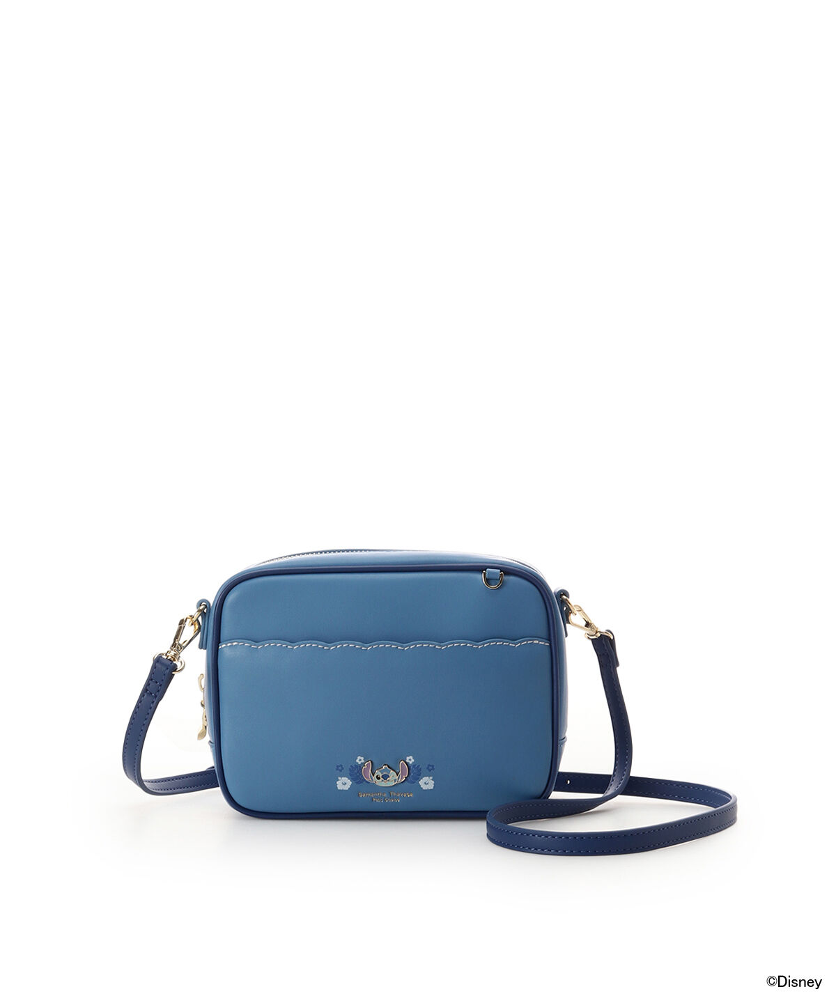 Samantha Thavasa Petit Choice「「スティッチ」コレクション ショルダーバッグ」|ショルダー・メッセンジャー|ブルー