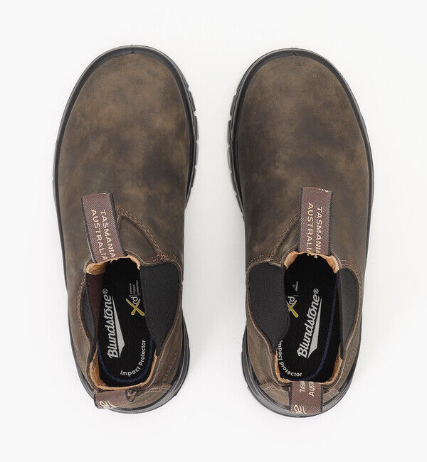 Blundstone「【ブランドストーン】ラグブーツ/ラスティックブラウン ヌバックレザー/ブーツ メンズ レディース」|ショートブーツ|