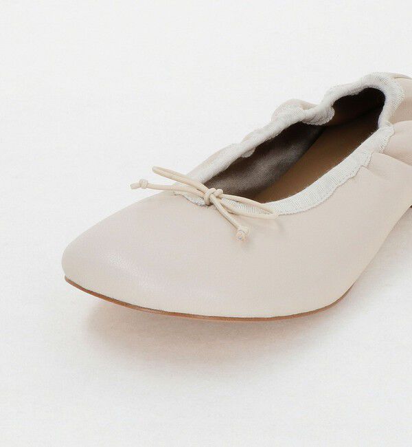 ODETTE E ODILE「シャーリングバレエ フラット10&uarr;」|バレエシューズ|