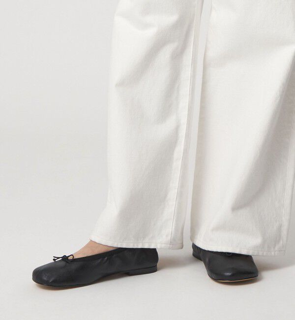 ODETTE E ODILE「シャーリングバレエ フラット10&uarr;」|バレエシューズ|