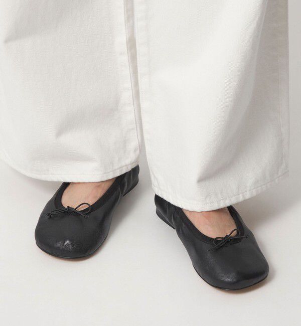 ODETTE E ODILE「シャーリングバレエ フラット10&uarr;」|バレエシューズ|