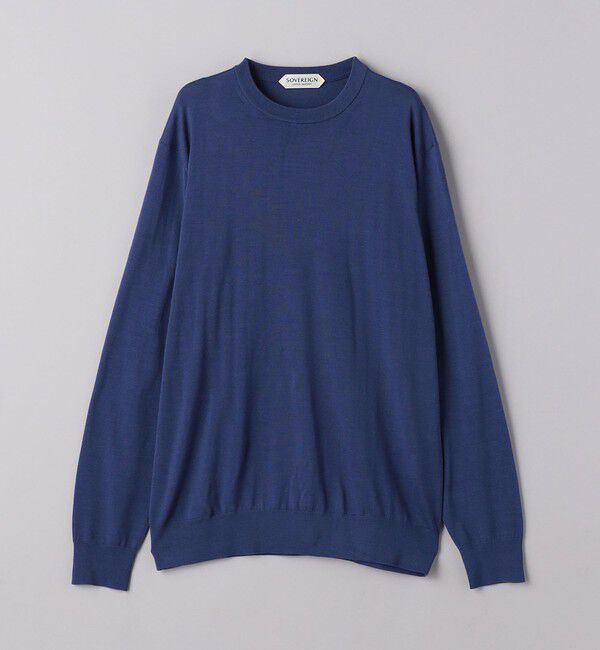 UNITED ARROWS「＜SOVEREIGN＞ハイゲージ クルーネックニット」|ニット・セーター|