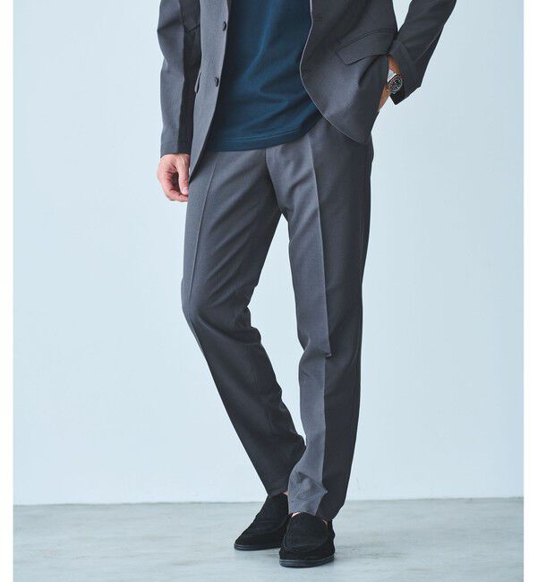 UNITED ARROWS green label relaxing「【WEB限定】JUST fit ドライPEスリムセットアップ ジャケット＆パンツ -吸水速乾・防シワ-」|テーラードジャケット|