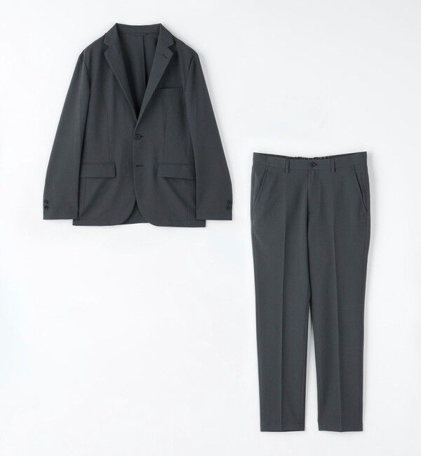 UNITED ARROWS green label relaxing「【WEB限定】JUST fit ドライPEスリムセットアップ ジャケット＆パンツ -吸水速乾・防シワ-」|テーラードジャケット|