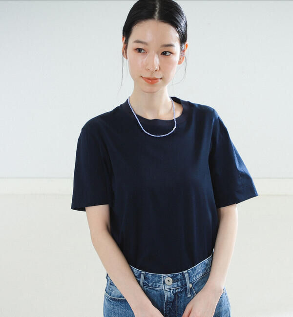 Demi-Luxe BEAMS 「SLOANE / コットン天竺  Tシャツ」|Tシャツ・カットソー|