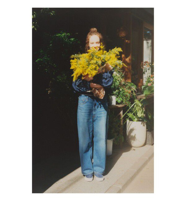 BEAMSBOY「【別注】orSlow / ワイド フィット デニム パンツ」|チノ|