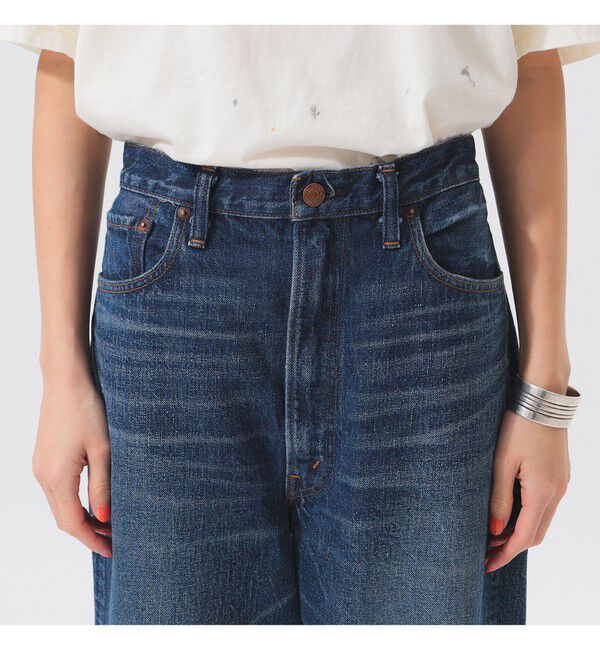 BEAMSBOY「【別注】orSlow / ワイド フィット デニム パンツ」|チノ|