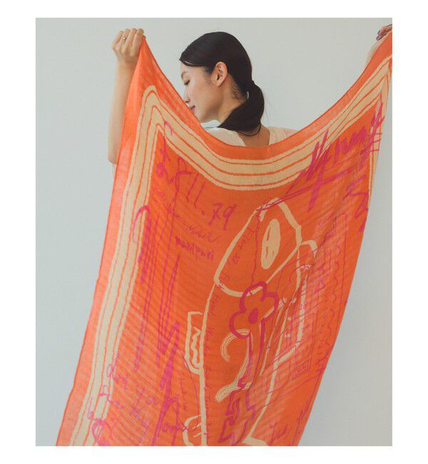 Demi-Luxe BEAMS 「manipuri / フィッシュ リネン ストール」|ストール|