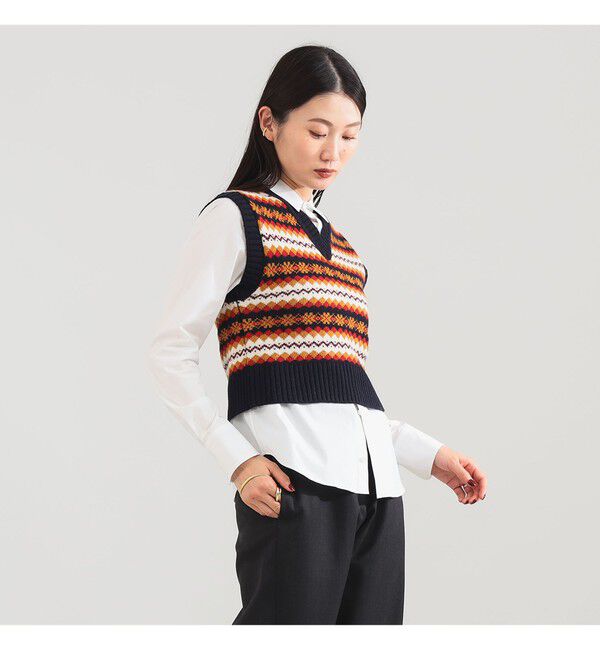 Demi-Luxe BEAMS 「INSCRIRE / フェアアイル ベスト」|ニット・セーター|