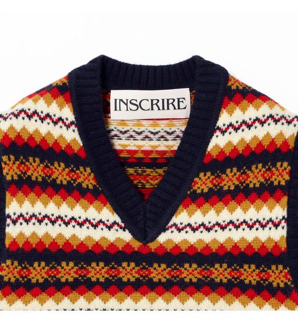 Demi-Luxe BEAMS 「INSCRIRE / フェアアイル ベスト」|ニット・セーター|