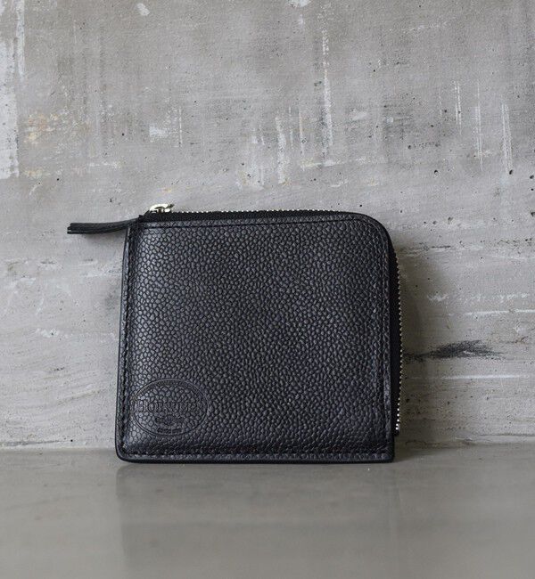 SHIPS any「SHIPS any: HORWEEN GLACE LATIGO ジップウォレット◇」|財布|ブラック