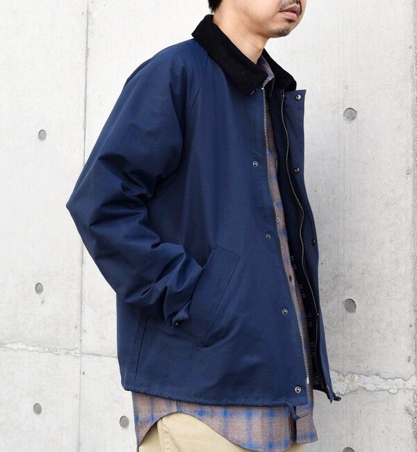 SHIPS any「【SHIPS any 別注】Bollington: ショート ハンティングジャケット」|ブルゾン・スタジャン|ネイビー