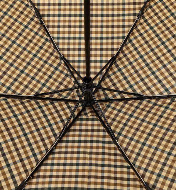 SHIPS any「Traditional Weatherwear: チェック バンブー ハンドル アンブレラ ミニ」|傘|