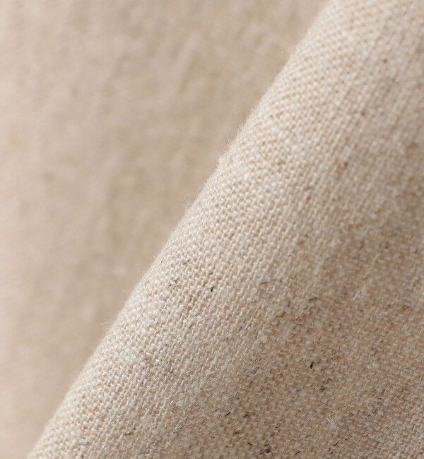 SHIPS any「SHIPS any:〈洗濯機可能〉リネン コットン バンドカラー フレンチスリーブ ポケット シャツ」|シャツ・ブラウス|