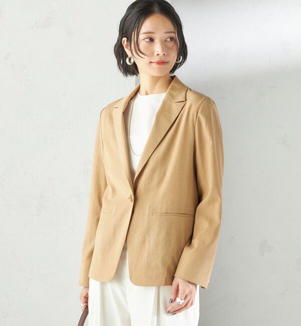 SHIPS for women「〈手洗い可能〉FUNCTIONAL テーラード ジャケット（セットアップ対応）」|テーラードジャケット|