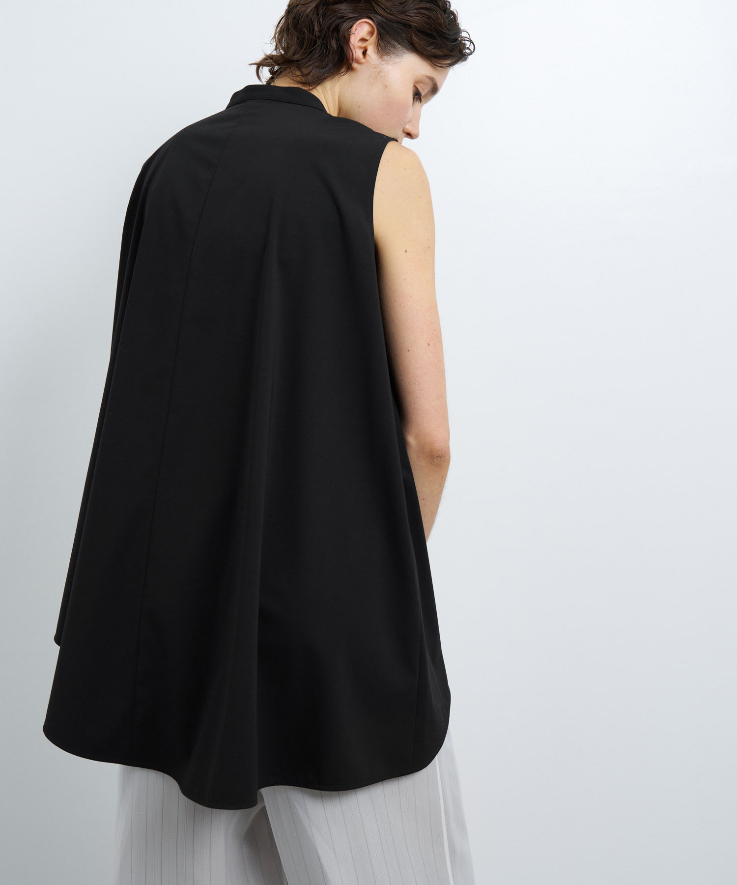 LANVIN en Bleu「アシンメヘムスキッパーブラウス」|シャツ・ブラウス|