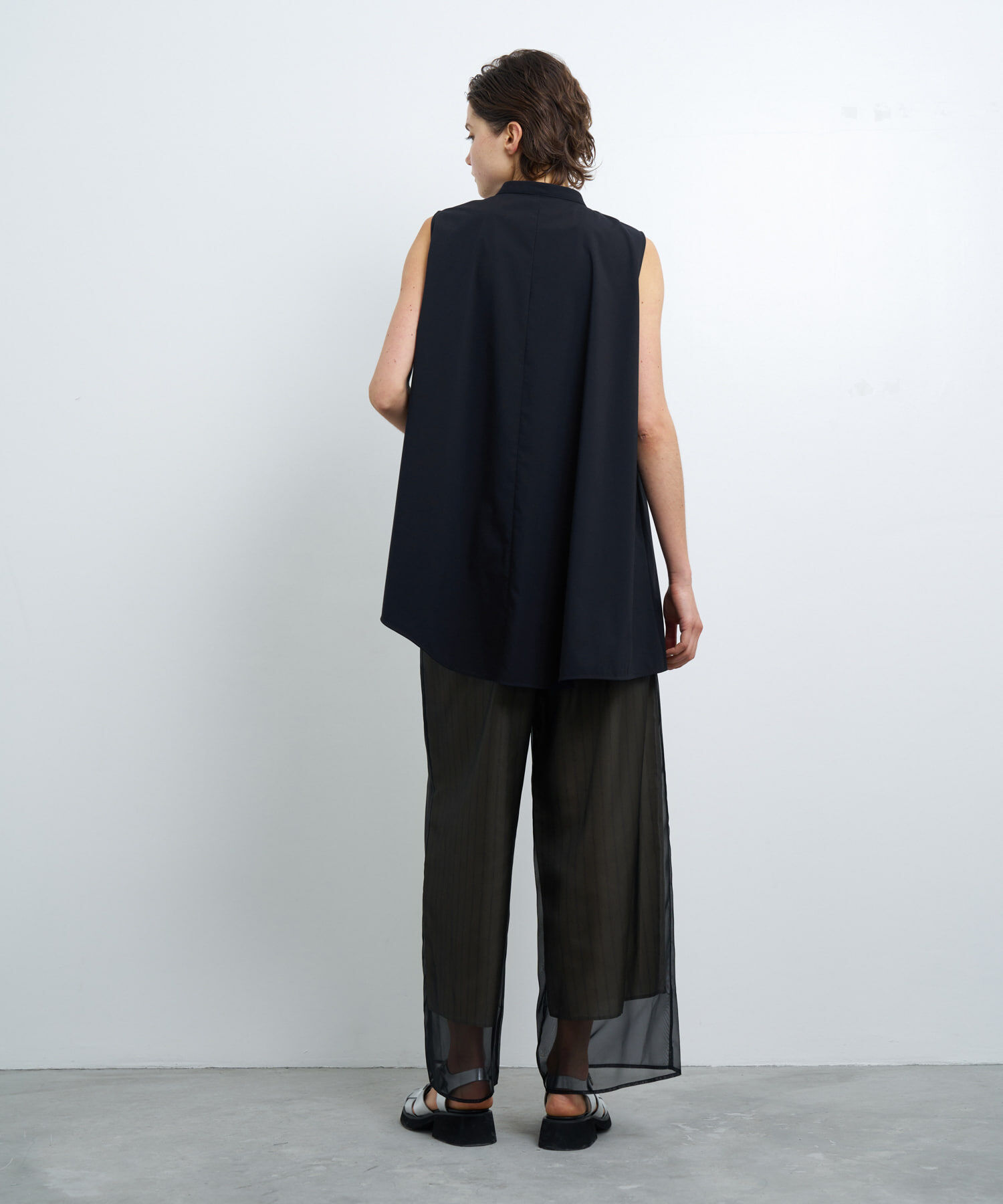 LANVIN en Bleu「アシンメヘムスキッパーブラウス」|シャツ・ブラウス|