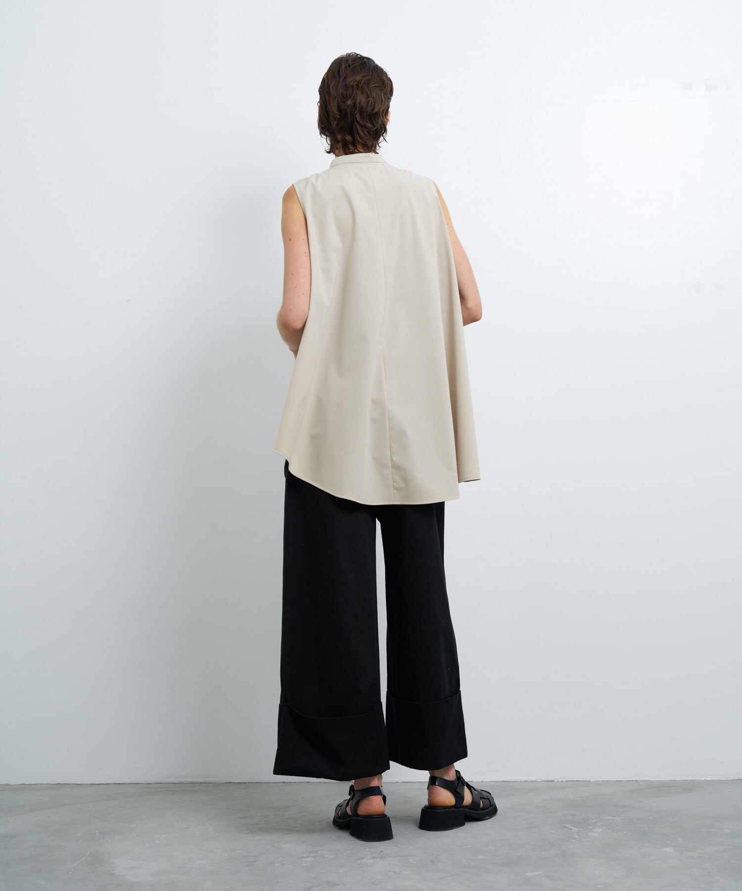 LANVIN en Bleu「アシンメヘムスキッパーブラウス」|シャツ・ブラウス|