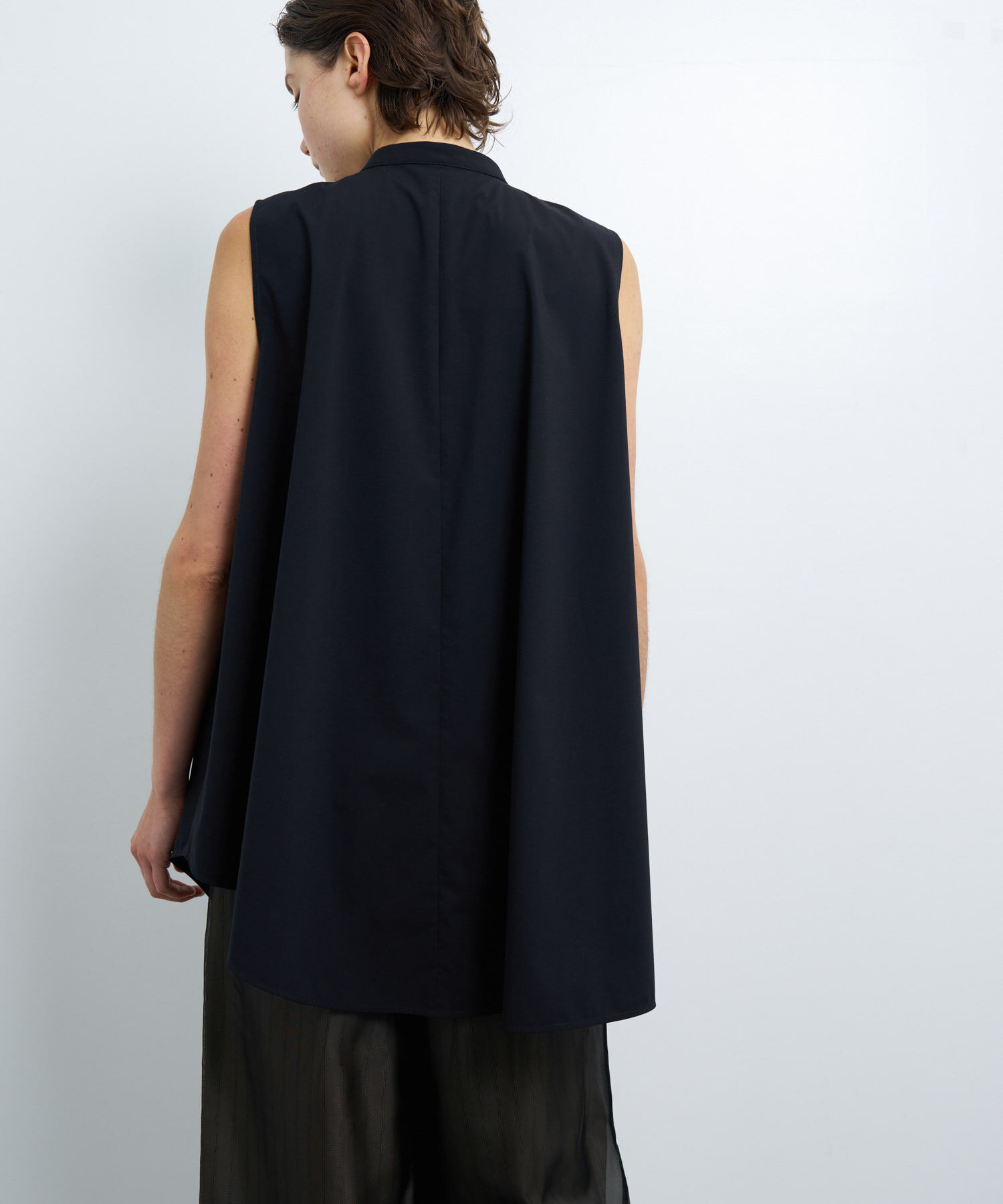 LANVIN en Bleu「アシンメヘムスキッパーブラウス」|シャツ・ブラウス|