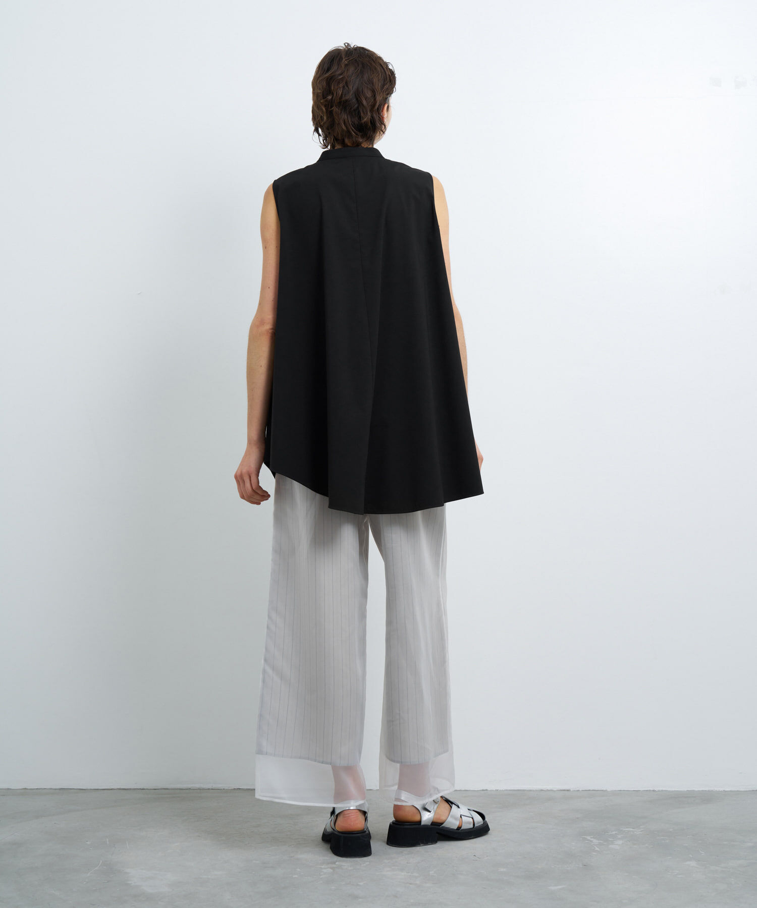 LANVIN en Bleu「アシンメヘムスキッパーブラウス」|シャツ・ブラウス|