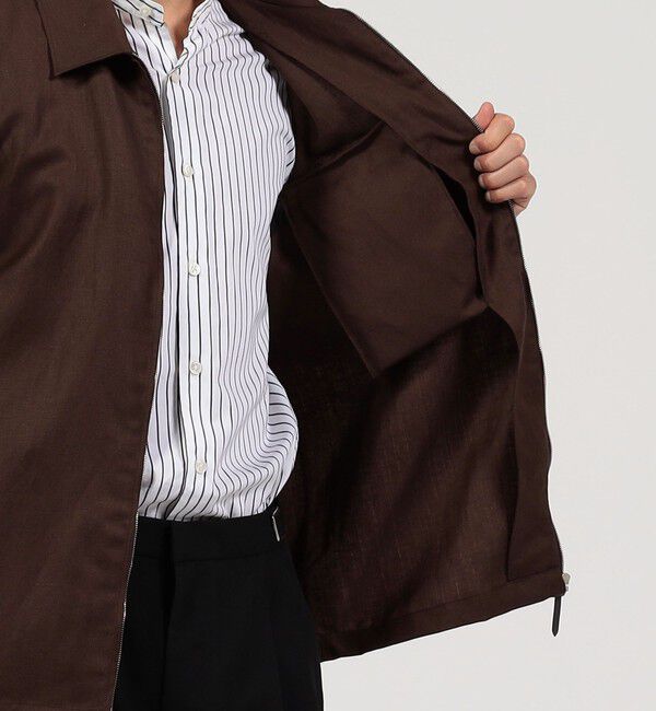 TOMORROWLAND BUYING WEAR「【別注】CARUSO ウール リネン ジップブルゾン」|ブルゾン・スタジャン|