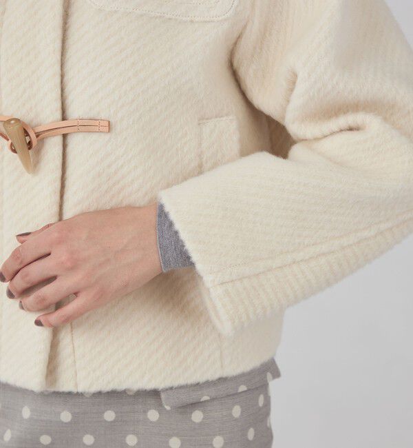 TOMORROWLAND collection「モヘヤダイアゴナル ショートダッフルコート」|ダッフルコート|