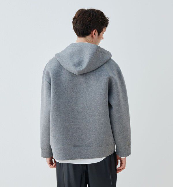 GALERIE VIE「ダンボールニット フーデッドブルゾン」|パーカー|