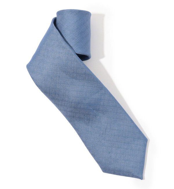 TOMORROWLAND GOODS「TMORROWLAND リネンシルク ソリッドネクタイ」|ネクタイ・蝶ネクタイ|63 ライトブルー