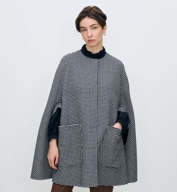 スーパーダブルフェイス リバーシブルマントコート（TOMORROWLAND