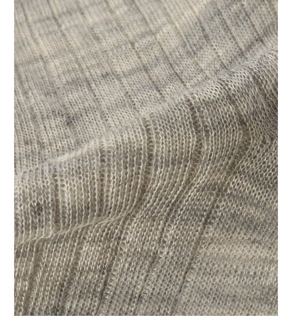 SLOBE IENA「LEVAR リブハイソックス F1SC03RD/LF1SC03MG」|ソックス|