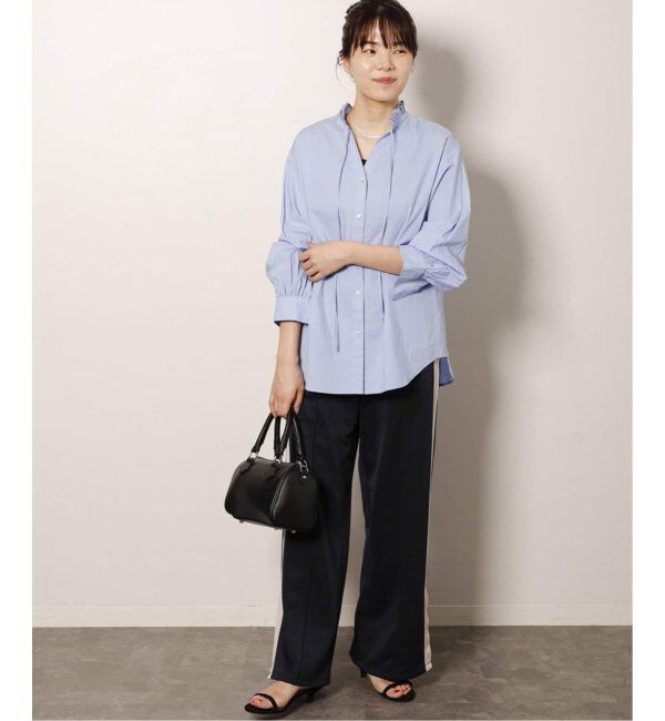 JOURNAL STANDARD relume「《追加8》ハイカウントコットンスタンドカラー2way」|シャツ・ブラウス|