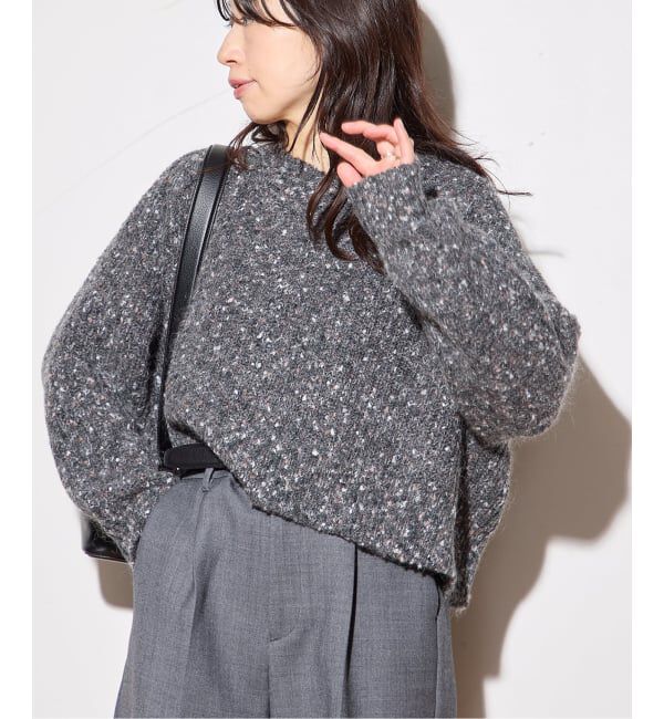 journal standard L'essage「MIX YARNショートプルオーバー」|ニット・セーター|