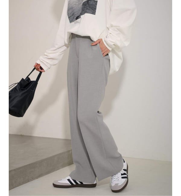 FRAMeWORK「≪追加≫セミフレアパンツ2」|スラックス|