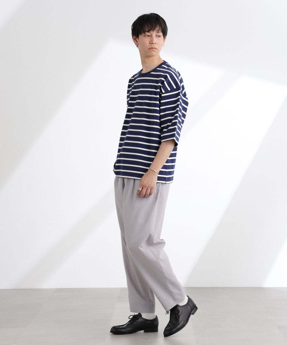 nano･universe「ルーズフィットワイドスリーブTシャツ 7分袖」|Tシャツ・カットソー|