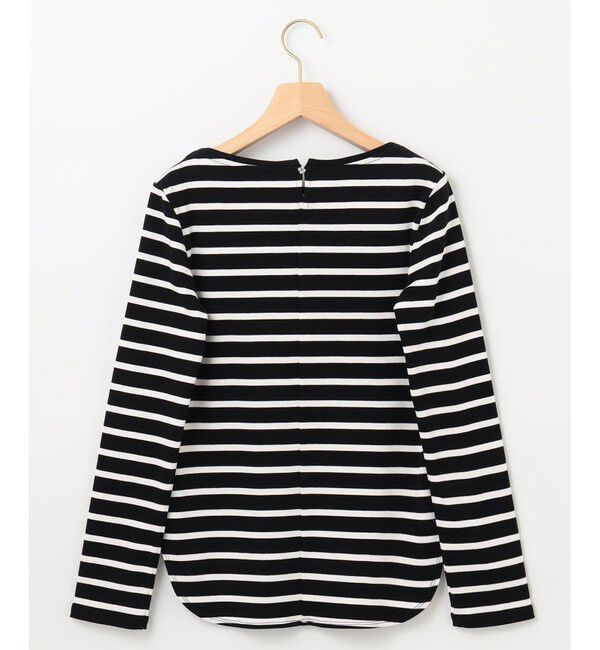 組曲「【ストレッチ・長袖】コットンフライス バスクTシャツ」|Tシャツ・カットソー|