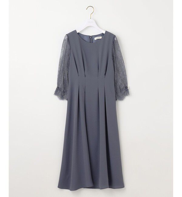 ANY SIS「【Lily Calin】レーススリーブタック ドレス」|ドレス|