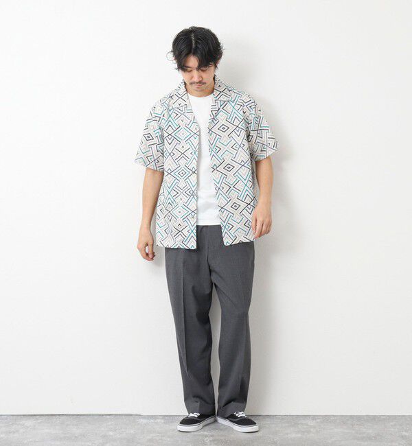 NOLLEY'S goodman「【DotAir/ドットエア】《吸水速乾》総柄シャツ 25SS」|シャツ・ブラウス|