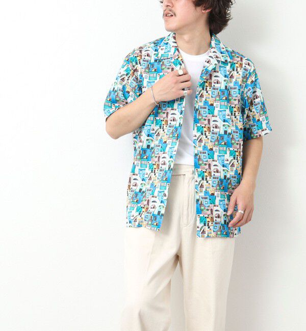 NOLLEY'S goodman「【DotAir/ドットエア】《吸水速乾》総柄シャツ 25SS」|シャツ・ブラウス|