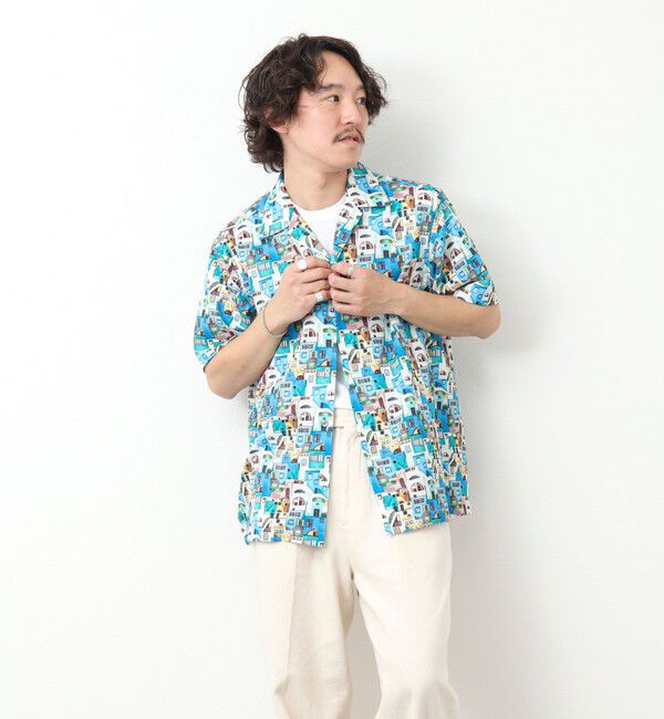 NOLLEY'S goodman「【DotAir/ドットエア】《吸水速乾》総柄シャツ 25SS」|シャツ・ブラウス|