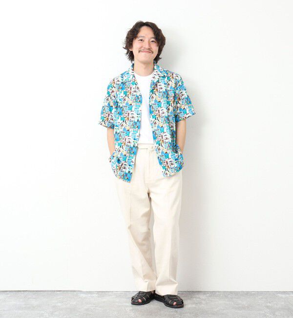 NOLLEY'S goodman「【DotAir/ドットエア】《吸水速乾》総柄シャツ 25SS」|シャツ・ブラウス|