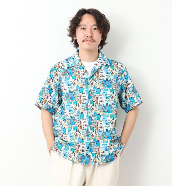 NOLLEY'S goodman「【DotAir/ドットエア】《吸水速乾》総柄シャツ 25SS」|シャツ・ブラウス|