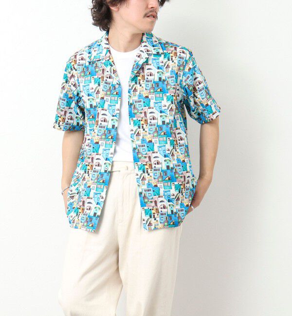 NOLLEY'S goodman「【DotAir/ドットエア】《吸水速乾》総柄シャツ 25SS」|シャツ・ブラウス|