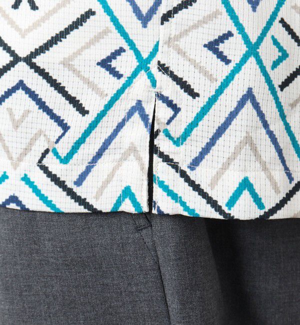 NOLLEY'S goodman「【DotAir/ドットエア】《吸水速乾》総柄シャツ 25SS」|シャツ・ブラウス|