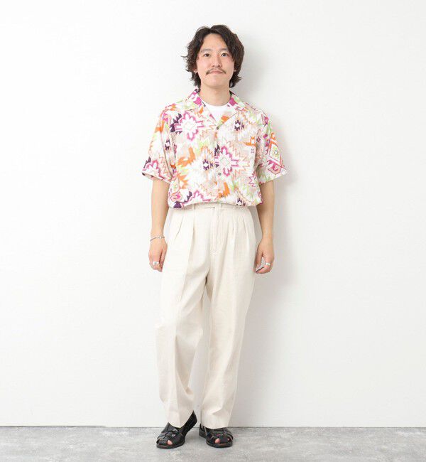 NOLLEY'S goodman「【DotAir/ドットエア】《吸水速乾》総柄シャツ 25SS」|シャツ・ブラウス|