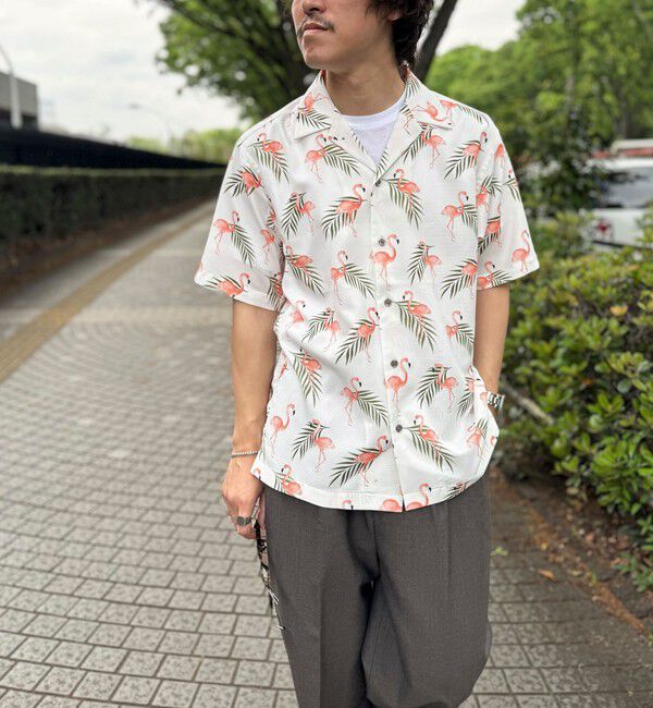 NOLLEY'S goodman「【DotAir/ドットエア】《吸水速乾》総柄シャツ 25SS」|シャツ・ブラウス|