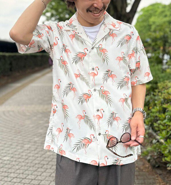 NOLLEY'S goodman「【DotAir/ドットエア】《吸水速乾》総柄シャツ 25SS」|シャツ・ブラウス|