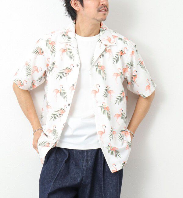 NOLLEY'S goodman「【DotAir/ドットエア】《吸水速乾》総柄シャツ 25SS」|シャツ・ブラウス|
